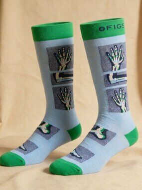 Size M - Figs Compression Socks X-Ray Style Comfortable Trendy Design
